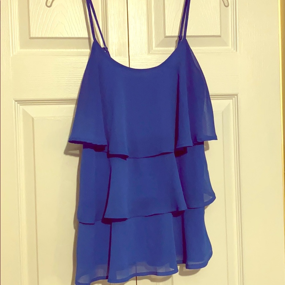 Blue tank top